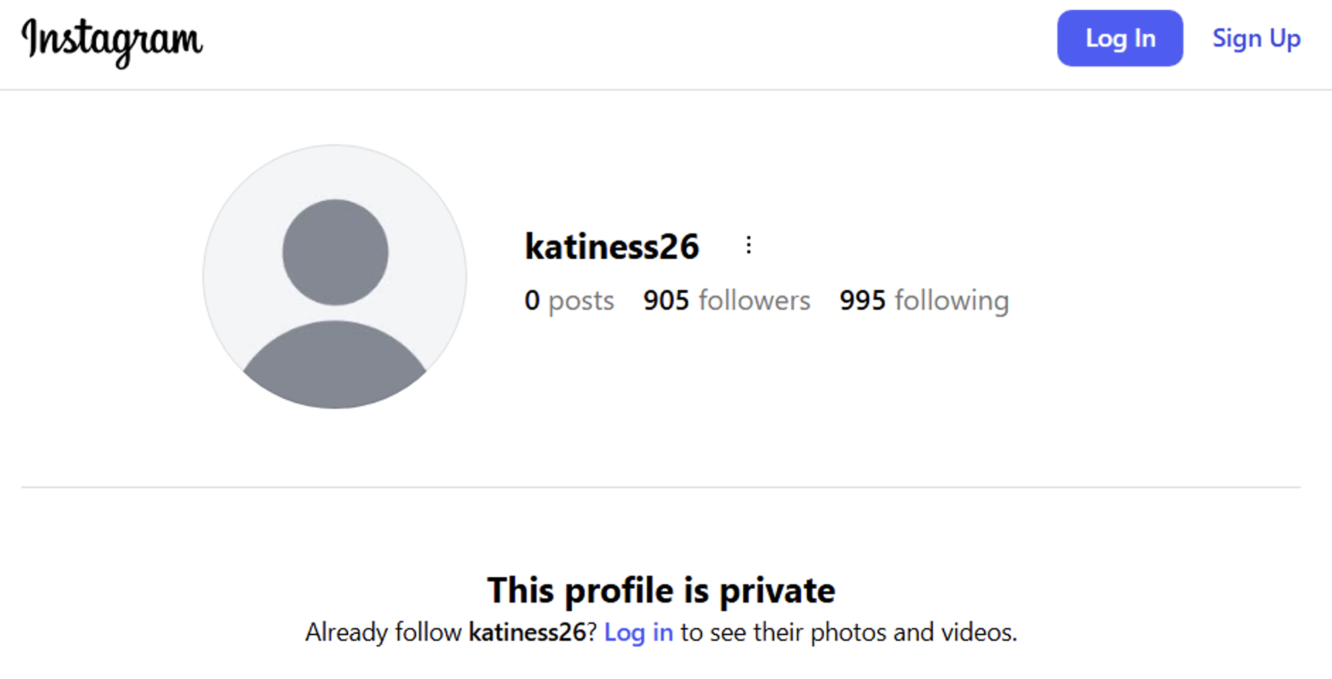 Kathleen Millar @katiness26 Instagram profile before rename back to @kathleenactive 24 June 2026